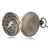 Retro Bronze Game of Thrones Pocket Watch
