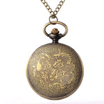 Retro Bronze Gear Hollow Pocket Watches