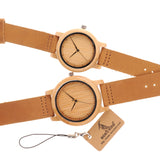 BOBO BIRD Lovers Wood Couple Watch