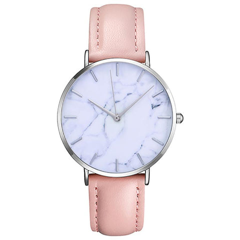 New Fashion Leather Classic Female Clock Ladies Quartz Wrist Watch