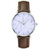 New Fashion Leather Classic Female Clock Ladies Quartz Wrist Watch