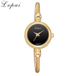 Lvpai Women Small Gold Bangle Luxury Watches