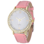 gold-Silver watch women ladies men Crystal watch