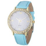 gold-Silver watch women ladies men Crystal watch