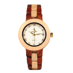 BOBO BIRD Rose Sandal Wood Watch Women