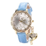 Cute Cat Watches Fashion Women Watches Luxury Crystal 2019