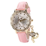 Cute Cat Watches Fashion Women Watches Luxury Crystal 2019