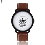 Newest Couple Queen King Crown Watch