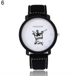 Newest Couple Queen King Crown Watch