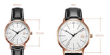 Shengke Couple Watch Men Women Watches