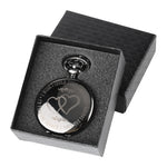 Black Smooth Pocket Watch