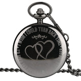 Black Smooth Pocket Watch