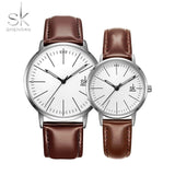 Shengke Couple Watch Men Women Watches