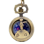 Relogio Retro Bronze Quartz Pocket Watch