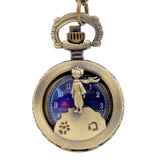 Relogio Retro Bronze Quartz Pocket Watch