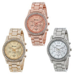 Gold&Silver Watch Women Ladies Fashion Crystal