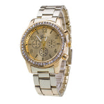 Gold&Silver Watch Women Ladies Fashion Crystal
