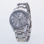 Gold&Silver Watch Women Ladies Fashion Crystal