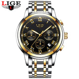 2019 New Men Luxury Brand LIGE Watches