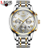 2019 New Men Luxury Brand LIGE Watches