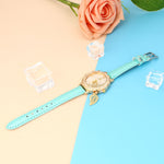 New Women Quartz Watches Leaves Tower Wrist Watch