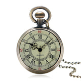 Bronze Men's Roman Pocket Watch