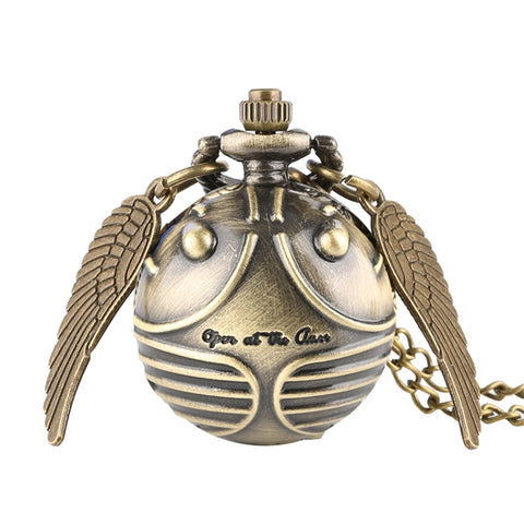 Retro Snitch Harri Potter Pocket Watch