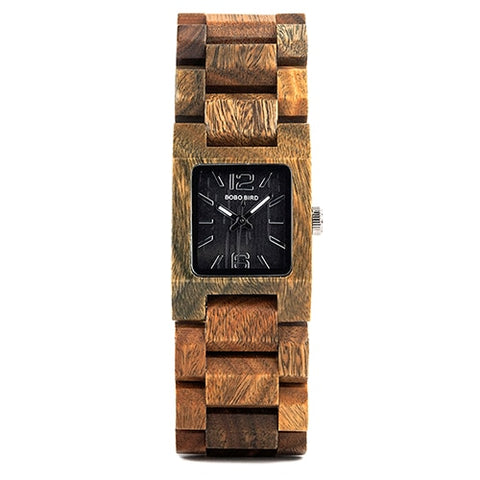 BOBO BIRD Small Women Watches Wooden