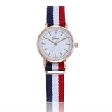 Fashion Canvas Couple Quartz Watches Men Women