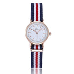 Fashion Canvas Couple Quartz Watches Men Women