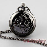 Unique Silver Fullmetal Alchemist Pocket Watch