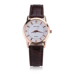 Leather Lover's Simple Elegant Couple Watches
