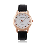 Leather Lover's Simple Elegant Couple Watches