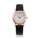 Leather Lover's Simple Elegant Couple Watches