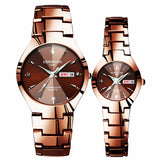 Fashion Blue Men Women Couple Watches Fashion