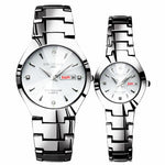 Fashion Blue Men Women Couple Watches Fashion