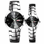 Fashion Blue Men Women Couple Watches Fashion