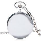 2019 New Arrival Silver Smooth Pocket Watch