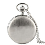 2019 New Arrival Silver Smooth Pocket Watch